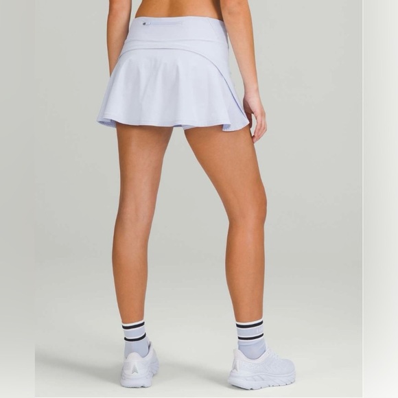 lululemon athletica Dresses & Skirts - Lululemon Play Off the Pleats Mid-Rise Golf Tennis Skirt Pastel Blue Sz 10 Rare